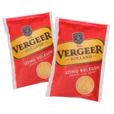 Vergeer geraspte kaas jong belegen